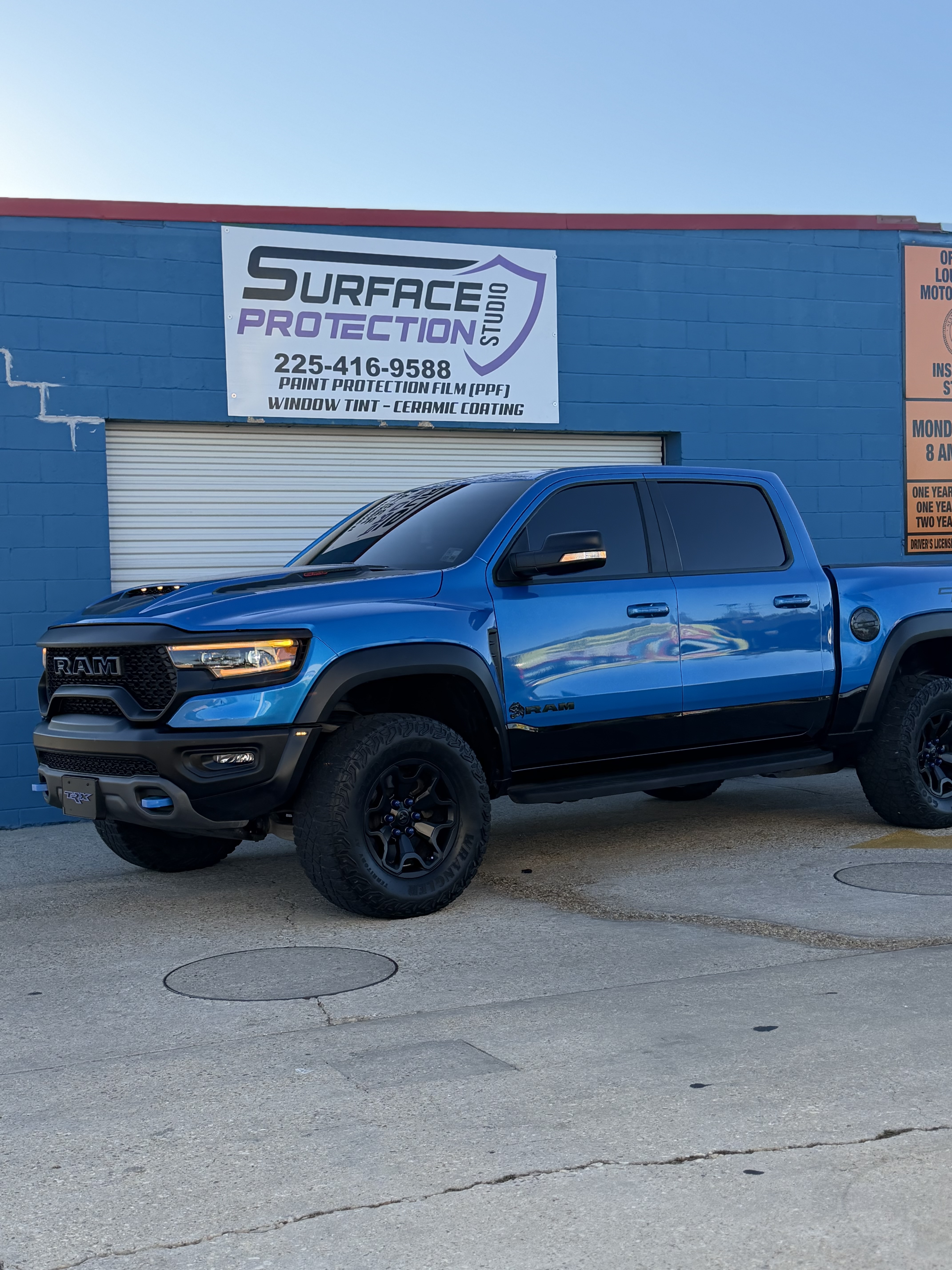 Finished ceramic window tinting